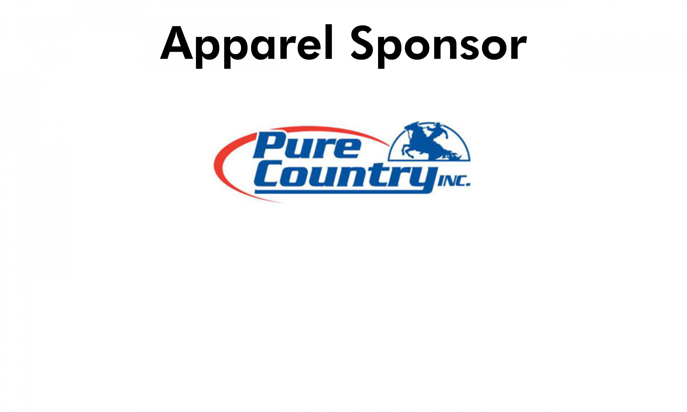apparel sponsor logo