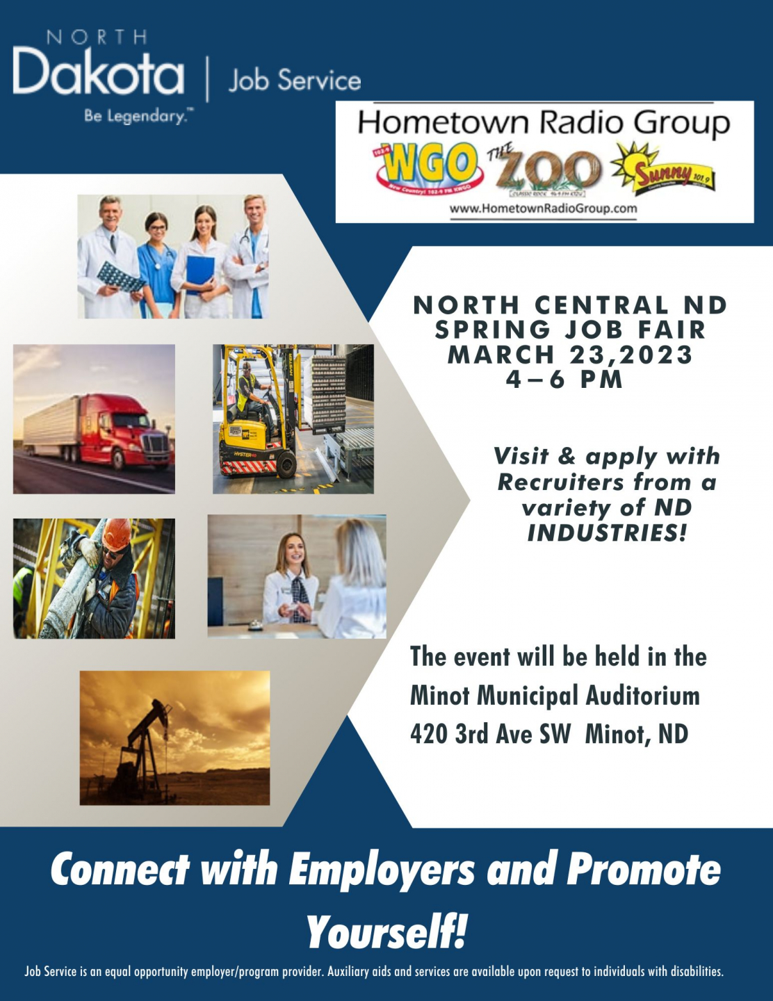 North Central ND Spring Job Fair-Minot 