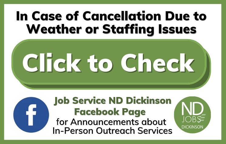 Job Service ND Dickinson Facebook Page
