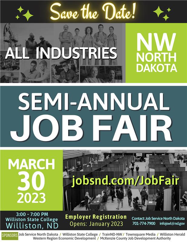 NWND Semi-Annual Job Fair on March 30th 2023 from 3 pm to 7 pm