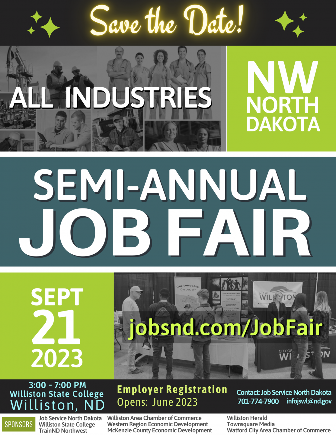 Save the Date Fall NWND Semi-Annual Job Fair