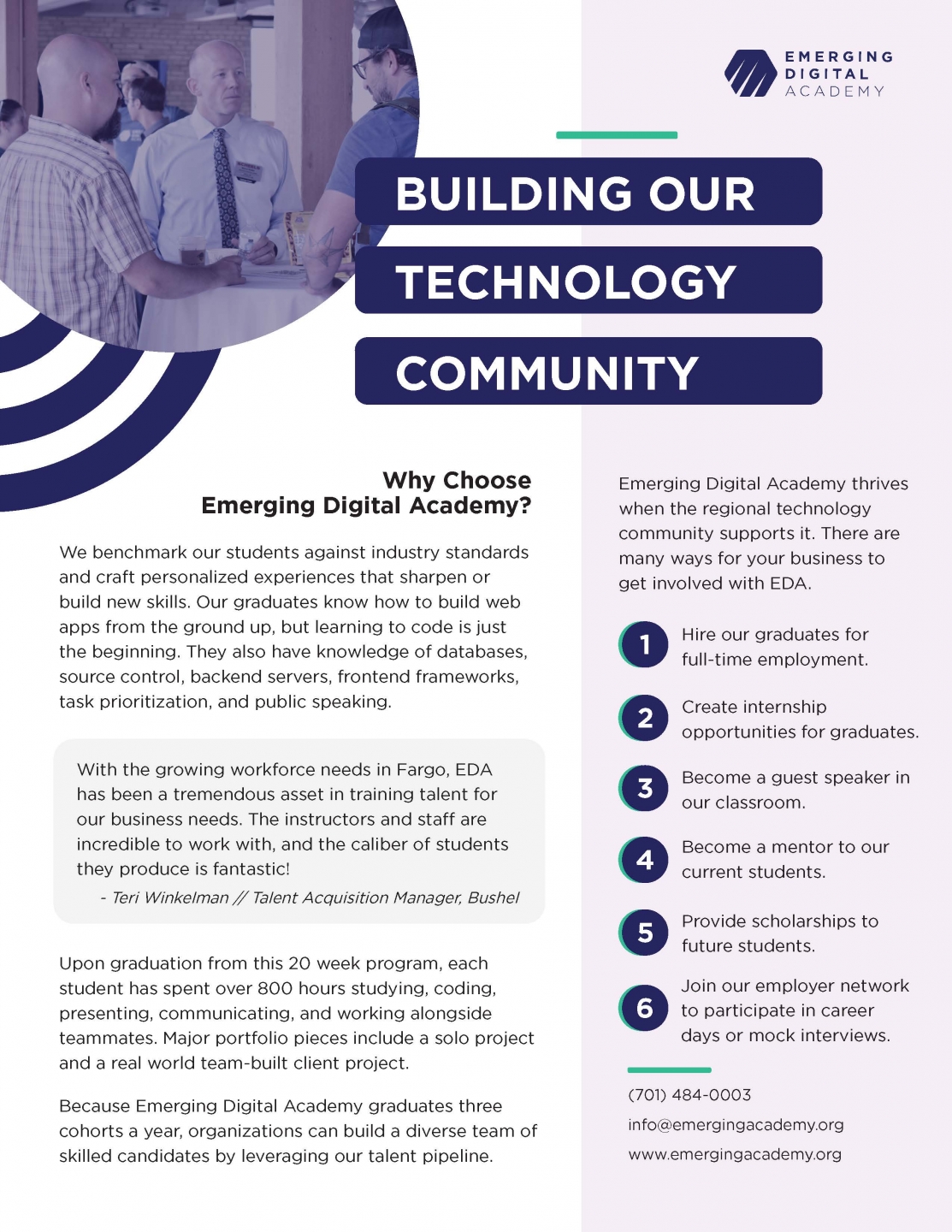 Emerging Digital Academy Info