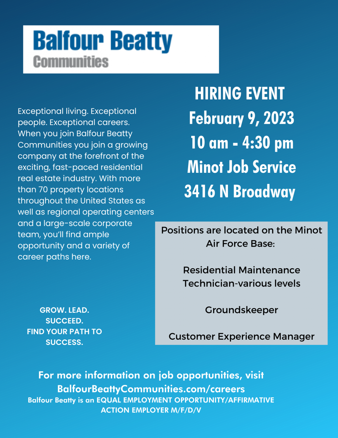 Balfour Beatty Hiring Event